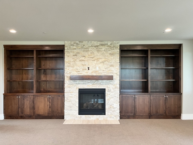 Stone feature wall